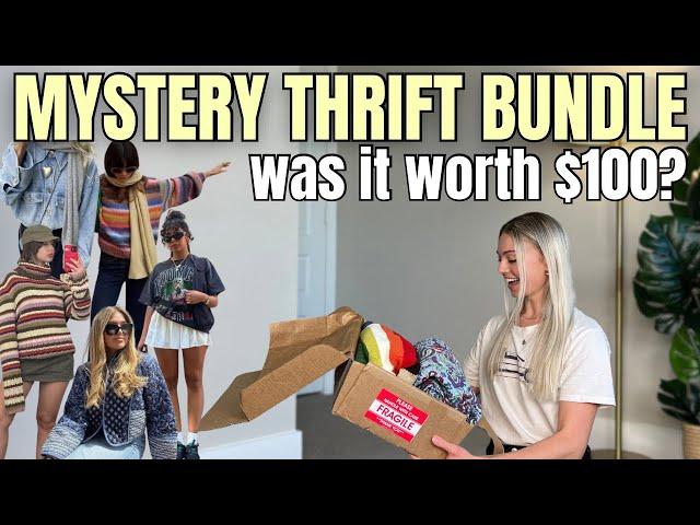 Unbox a Thrifted Mystery Style Bundle based on my Pinterest - I paid $100