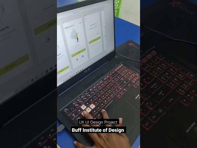UX UI Design Project Working at Buff Institute from Our Student Suresh | Buff Institute