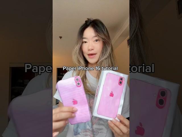 Paper iPhone 16 tutorial #diy #papercraft