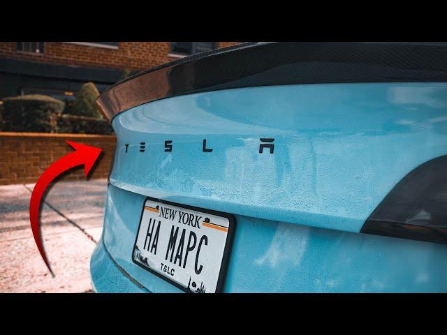 Installing Tesla Letters on my Model 3 2020