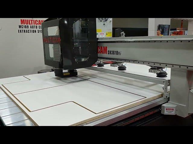 New model Multicam CNC for Cabinetmakers Demonstration