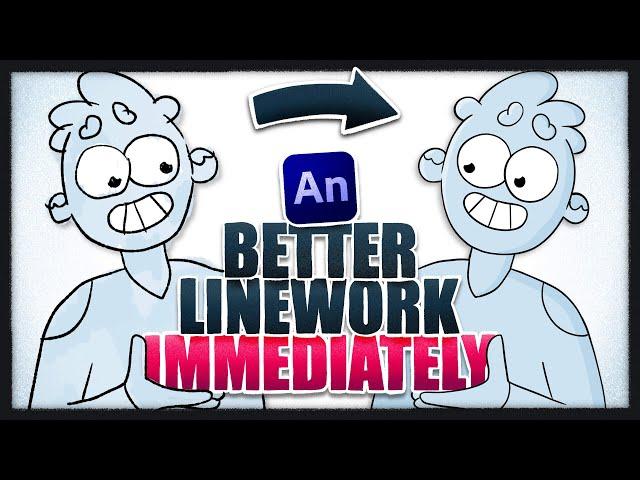 How to Get the BEST Linework in Adobe Animate 2022 | Tutorial