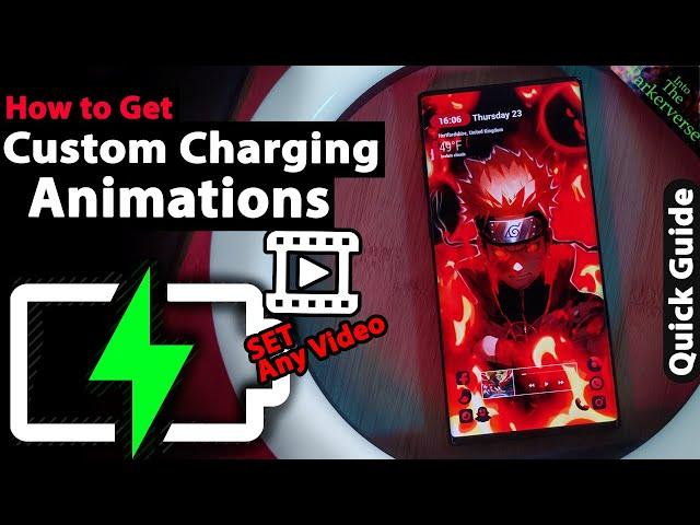 How to Get Custom Charging Animations on ANY Android - Set Video to Charge animation guide - 2024