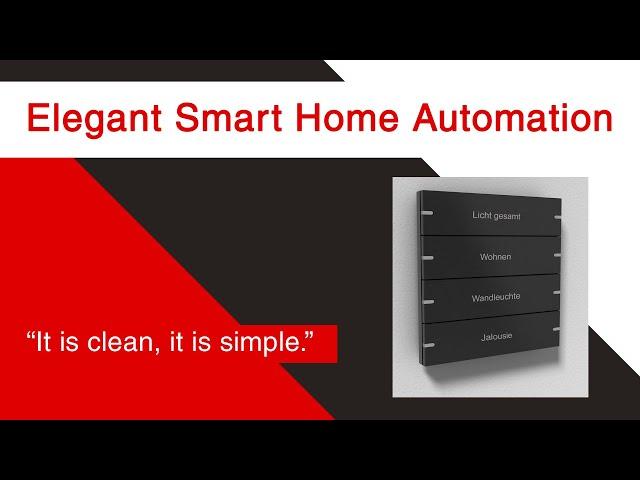 Gira Pushbutton Sensor 4 – Nils Toft presents elegant smart home automation