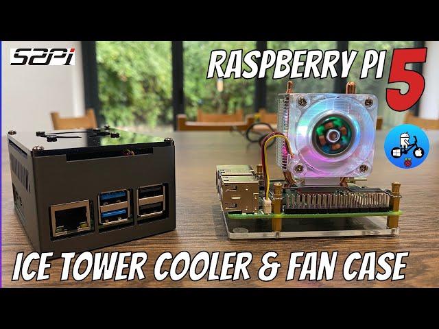 Raspberry Pi 5. Ice tower cooler and case from 52Pi