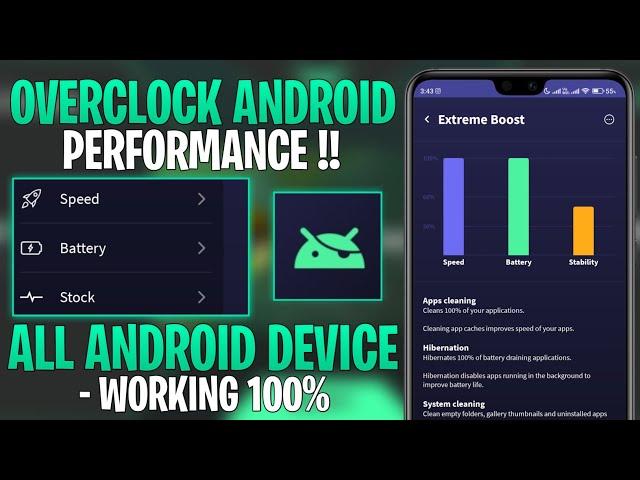 Overclock Android No Root || Unlock Smooth Performance & Max FPS For Gaming !! No Root