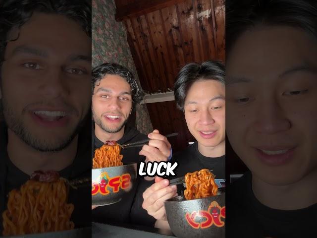 Spicy Ramen ASMR With My Asian Brother!?