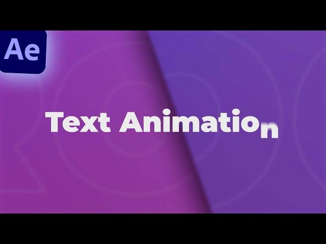 Title Animation in Adobe After Effects 2023