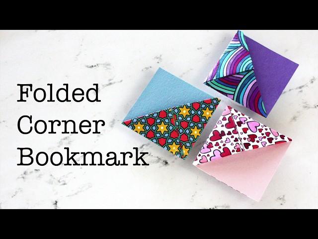 Folded Corner Bookmarks