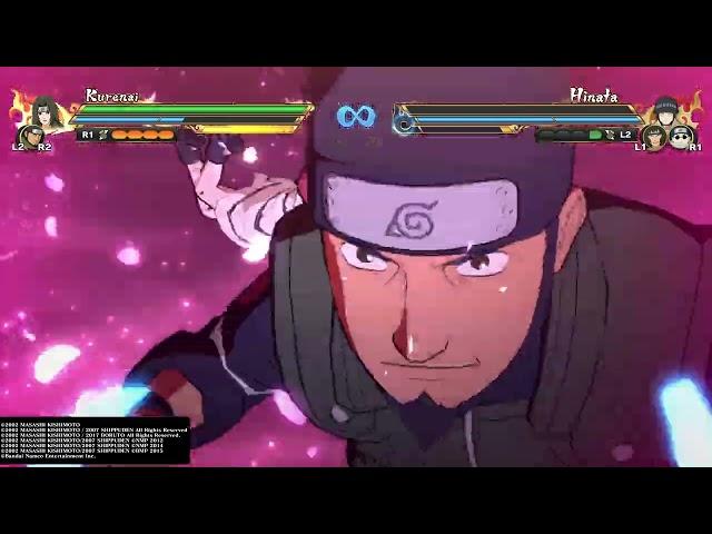 Naruto Storm Connections Kurenai (Asuma) vs. PTS Shino (PTS Kiba & PTS Hinata)