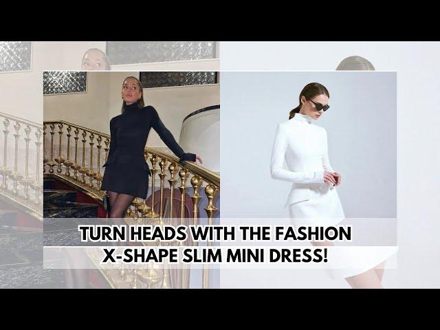 Fashion X-Shape Slim Mini Dress