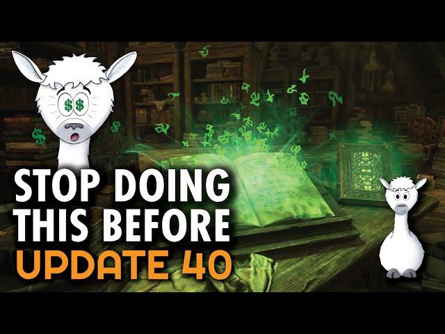  Stop Doing These 3 Things Until Update 40 | Elder Scrolls Online