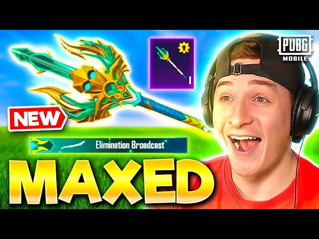 NEW MAXED TRIDENT MACHETE GUN LAB! PUBG MOBILE