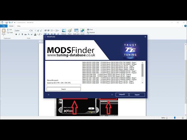 ModsFinder - Automatic Stage 1 tuning software