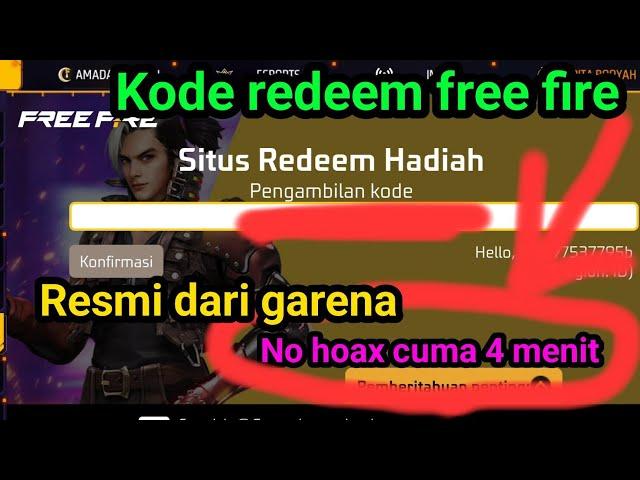 KODE REDEEM FF!! KODE REDEEM FREE FIRE TERBARU maret 2025 HARI INI - kode redeem ff terbaru hari ini