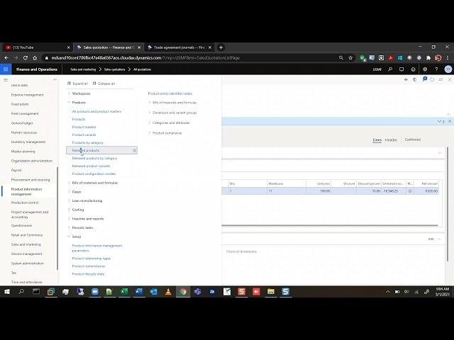 Session 7 - Trade Agreements Full Course ( Microsoft Dynamics 365 )