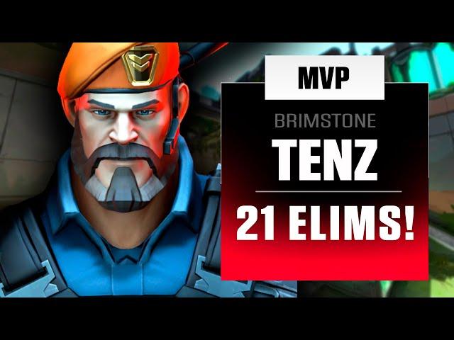 BRIMSTONE IS STRONG - SEN TENZ! MVP! [ Valorant Pro Replays ]