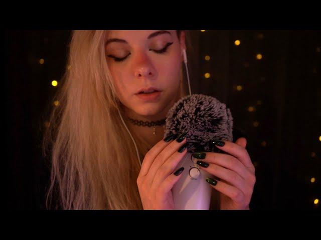 ASMR | 3h cupped Unintelligible & Tk Sk Mouth Sounds - fireplace ambience