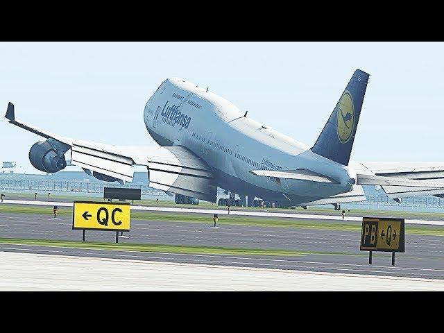 BIG PLANES LANDING AND TAKEOFF