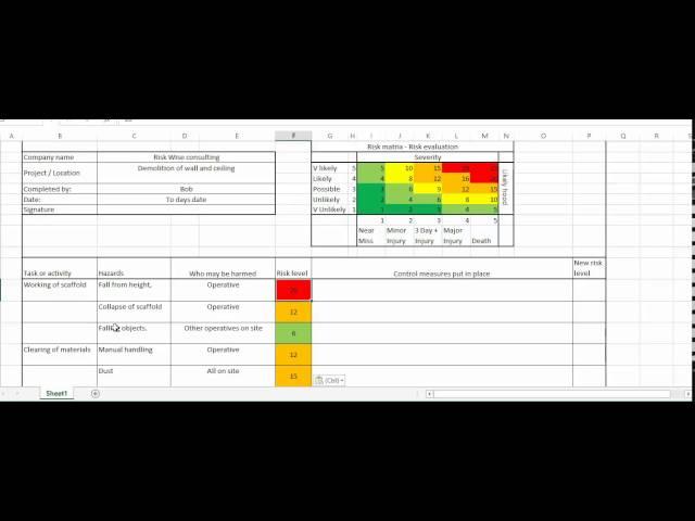 construction risk assessment