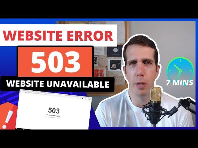 How to Fix 503 Server Unavailable on your Website