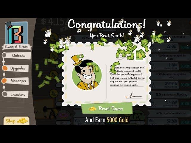 I BEAT THE GAME! AdVenture Capitalist 125