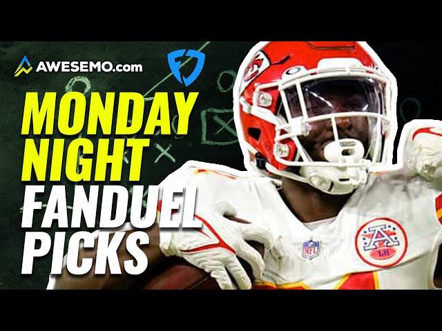 FanDuel NFL Monday Night Football Week 8 Single-Game Picks & Lineups | Chiefs Giants Tonight