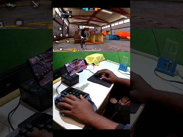How to play free fire with keyboard mouse in mobile | ⌨️  full setup without app no activation
