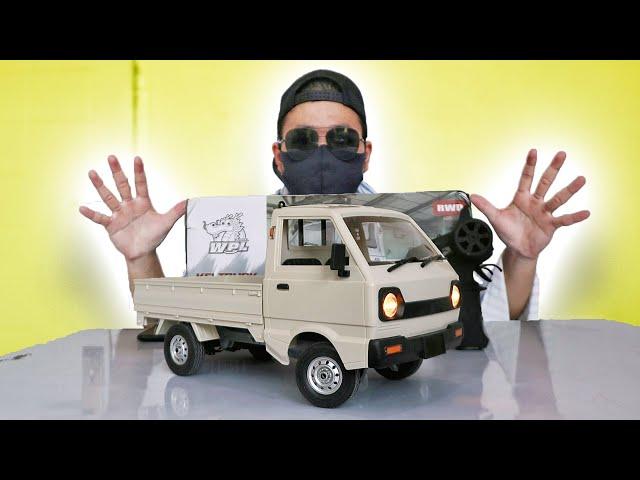 WPL-D12 (Suzuki Carry ST30) 1/10 Scale R/C - Unboxing, Test, Review! (SUPER REALISTIC!)