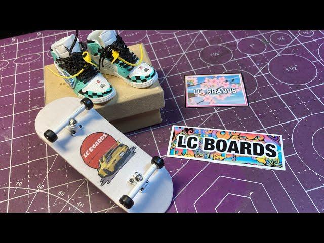 LC Boards Unboxing Review - Setting Up a LC Finger Board Complete Setup