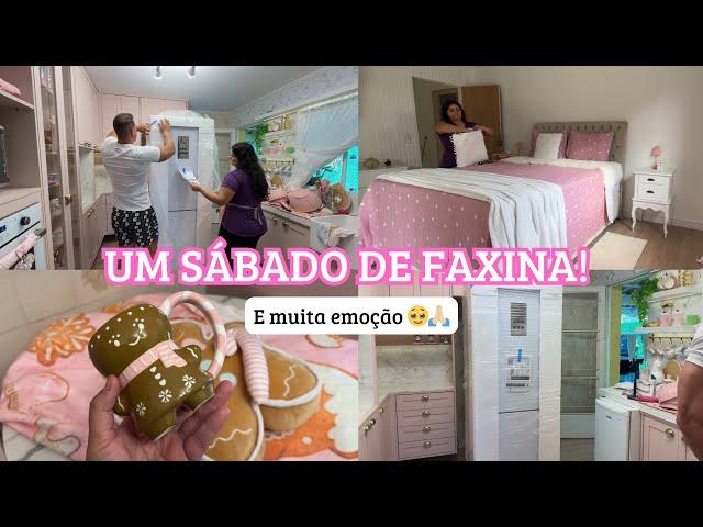 FAXINA E ORGANIZAÇÃO! CHEGOU NOVIDADES! NEM ACREDITO QUE GANHAMOS ISSO !