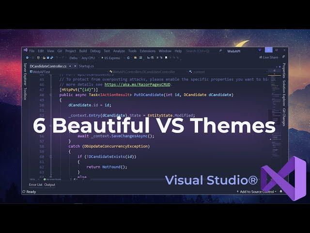 Top 6: Best Dark Themes for Visual Studio 2019+ | Download, Install and Customize Themes