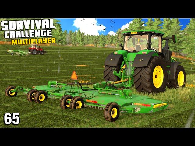 WORKING ON THE NEW LAND AREA Survival Challenge Multiplayer CO-OP FS22 Ep 65