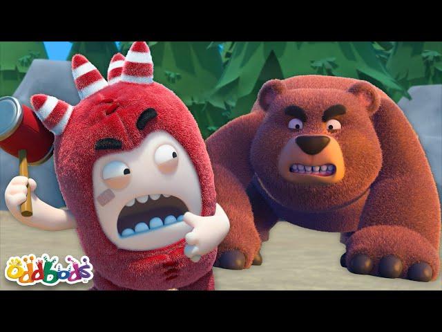 Bearly A Friend | 1 Hour Oddbods Full Episodes | Funny Cartoons for Kids