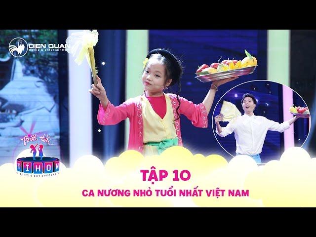 Biệt tài tí hon | tập 10: Ca nương nhỏ tuổi nhất Việt Nam phạt Trịnh Thăng Bình "múa mâm"