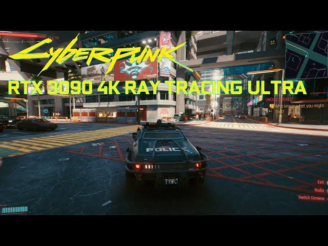 Cyberpunk 2077 | RTX 3090 | 4K | Ray Tracing Ultra preset