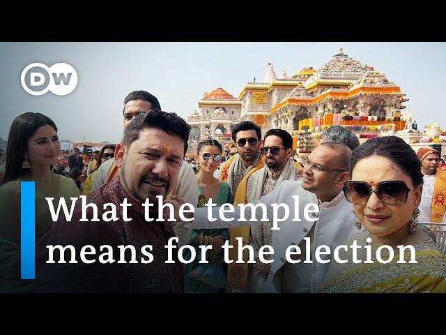 Indian PM Modi opens controversial Hindu temple in Ayodhya | DW News