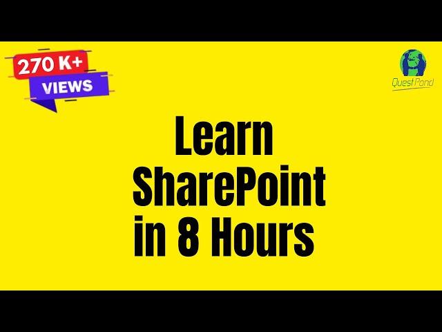 Learn SharePoint Step by Step | SharePoint Tutorial for Beginners | SharePoint 2013