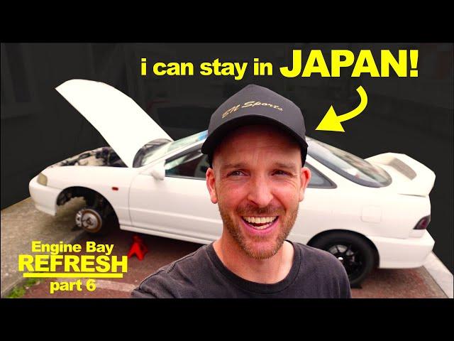 Japan Visa Sorted & I SAVE the DC2's Engine Bay Paint!! | Honda Integra Resto-Build!