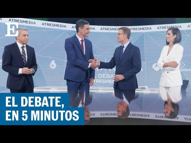 DEBATE 23J | Los mejores momentos del cara a cara entre Sánchez y Feijóo | EL PAÍS