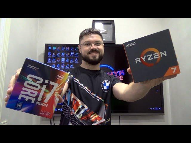 Соний обновляет ПК - AMD Ryzen 7 1800x VS Intel Core i7 7700k + GTX1080ti в гонках и VR Oculus Rift