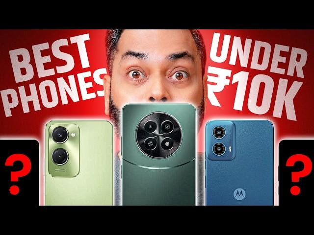 Top 5 Best 5G Smartphones Under ₹10000  August 2024