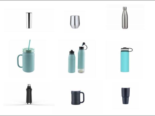 How are vacuum insulated thermos, mugs and tumblers manufactured?