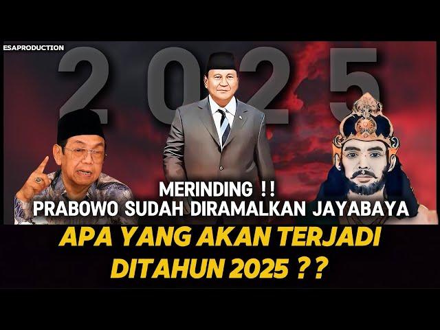 MERINDING !! PRABOWO SUDAH DIRAMALKAN JAYABAYA - APA YG AKAN TERJADI DI TAHUN 2025 ??