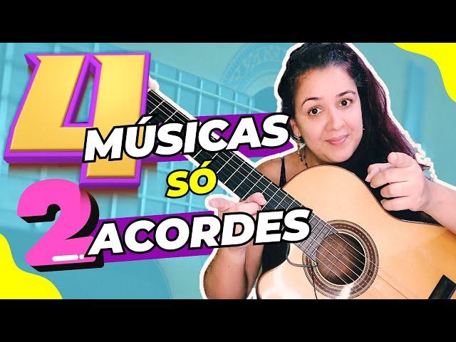 [MUITO FÁCIL] 4 Músicas com 2 Acordes para você ARRASAR nas Festas!