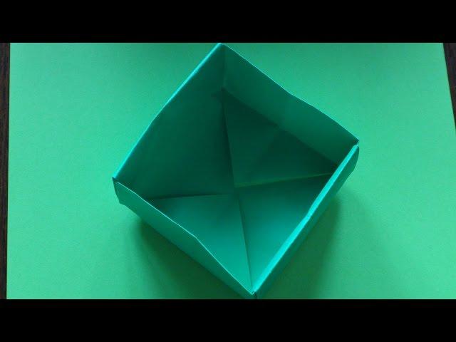 색종이 상자 만들기- 종이상자  How to  box origami -Easy origami box