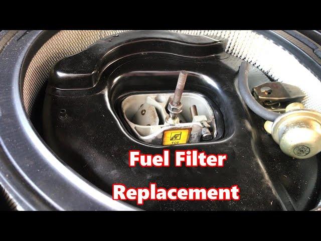 '85 Toyota Pick UP Fuel Filter Replacement (at Carb) 22R Engine & 1ST GEN  4Runner