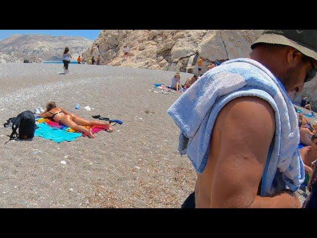 Aphrodite Beach Walking Tour - Crete Greece