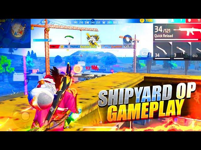 FREEFIRE  Shipyard Last Zone Trick OP || NXT Level Headshot Gameplay - Garena Free Fire #freefire