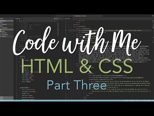 LIVE | How to style mobile responsive navigation with CSS and JavaScript | Part 3